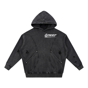 Reef Racing Logo Washed Hoodie